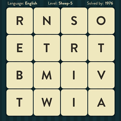  WordBrain Sheep 5 | WordBrain Cheats | Sheep Answers Level 5 