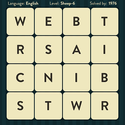  WordBrain Sheep 6 | WordBrain Cheats | Sheep Answers Level 6 