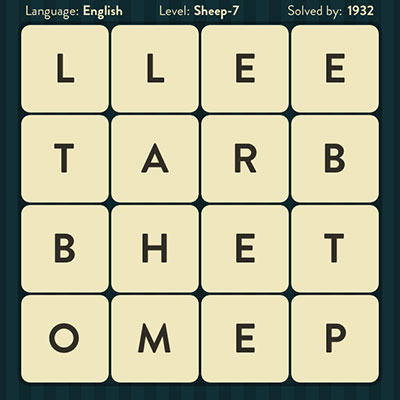  WordBrain Sheep 7 | WordBrain Cheats | Sheep Answers Level 7 
