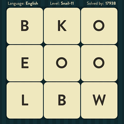 WordBrain Snail 11 | WordBrain Cheats | Snail Answers Level 11 