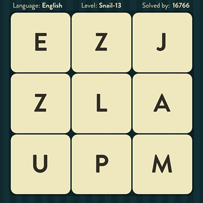  WordBrain Snail 13 | WordBrain Cheats | Snail Answers Level 13 