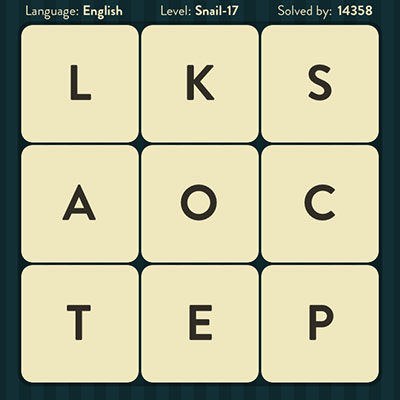  WordBrain Snail 17 | WordBrain Cheats | Snail Answers Level 17 
