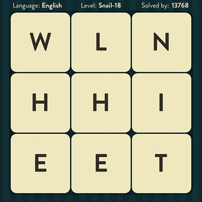  WordBrain Snail 18 | WordBrain Cheats | Snail Answers Level 18 