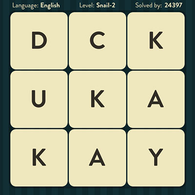  WordBrain Snail 2 | WordBrain Cheats | Snail Answers Level 2 