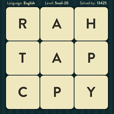  WordBrain Snail 20 | WordBrain Cheats | Snail Answers Level 20 