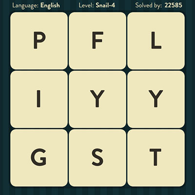  WordBrain Snail 4 | WordBrain Cheats | Snail Answers Level 4 