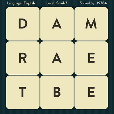  WordBrain Snail 7 | WordBrain Cheats | Snail Answers Level 7 