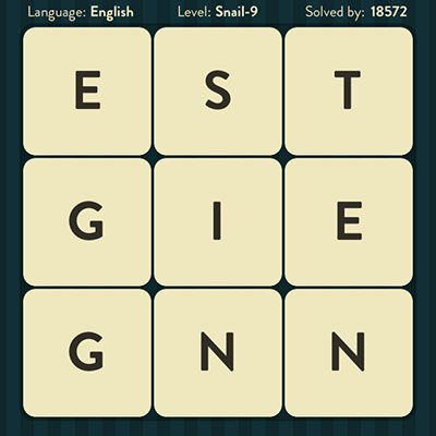  WordBrain Snail 9 | WordBrain Cheats | Snail Answers Level 9 