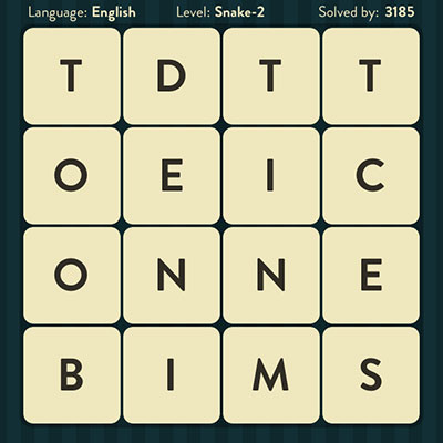  WordBrain Snake 2 | WordBrain Cheats | Snake Answers Level 2 