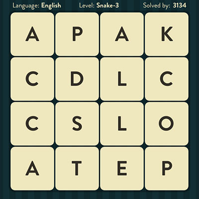  WordBrain Snake 3 | WordBrain Cheats | Snake Answers Level 3 