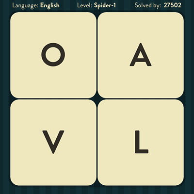  WordBrain Spider 1 | WordBrain Cheats | Spider Answers Level 1 