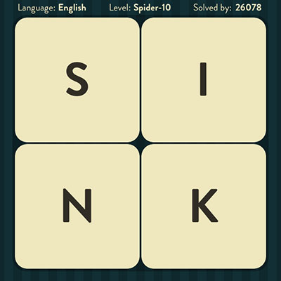  WordBrain Spider 10 | WordBrain Cheats | Spider Answers Level 10 