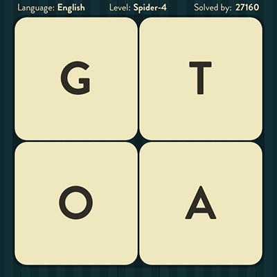  WordBrain Spider 4 | WordBrain Cheats | Spider Answers Level 4 