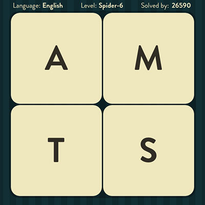  WordBrain Spider 6 | WordBrain Cheats | Spider Answers Level 6 
