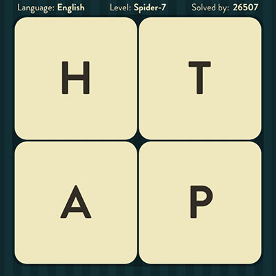  WordBrain Spider 7 | WordBrain Cheats | Spider Answers Level 7 