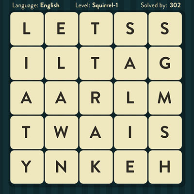  WordBrain Squirrel 1 | WordBrain Cheats | Squirrel Answers Level 1 