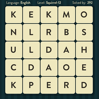  WordBrain Squirrel 12 | WordBrain Cheats | Squirrel Answers Level 12 