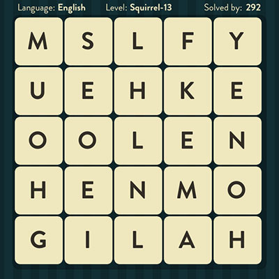  WordBrain Squirrel 13 | WordBrain Cheats | Squirrel Answers Level 13 