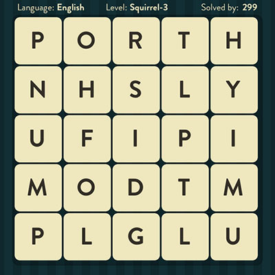  WordBrain Squirrel 3 | WordBrain Cheats | Squirrel Answers Level 3 