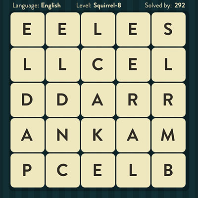  WordBrain Squirrel 8 | WordBrain Cheats | Squirrel Answers Level 8 