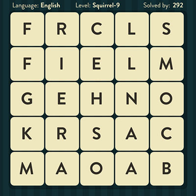  WordBrain Squirrel 9 | WordBrain Cheats | Squirrel Answers Level 9 