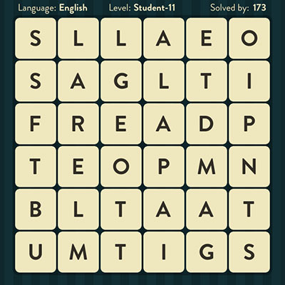  WordBrain Student 11 | WordBrain Cheats | Student Answers Level 11 