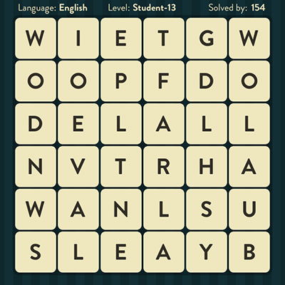  WordBrain Student 13 | WordBrain Cheats | Student Answers Level 13 