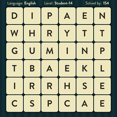  WordBrain Student 14 | WordBrain Cheats | Student Answers Level 14 