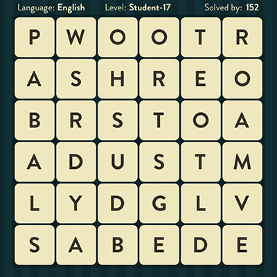  WordBrain Student 17 | WordBrain Cheats | Student Answers Level 17 