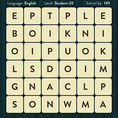  WordBrain Student 20 | WordBrain Cheats | Student Answers Level 20 
