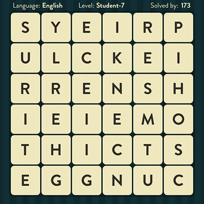  WordBrain Student 7 | WordBrain Cheats | Student Answers Level 7 