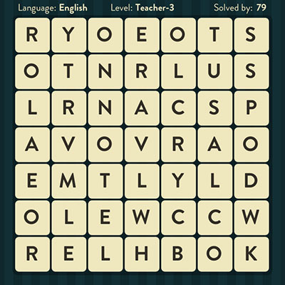  WordBrain Teacher 3 | WordBrain Cheats | Teacher Answers Level 3 