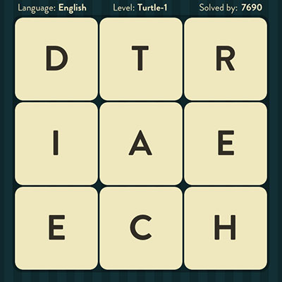  WordBrain Turtle 1 | WordBrain Cheats | Turtle Answers Level 1 