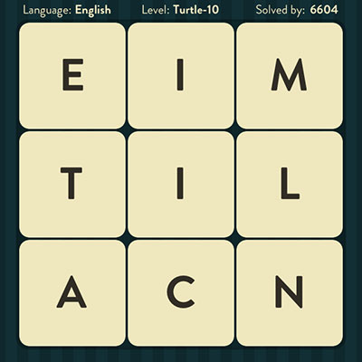  WordBrain Turtle 10 | WordBrain Cheats | Turtle Answers Level 10 