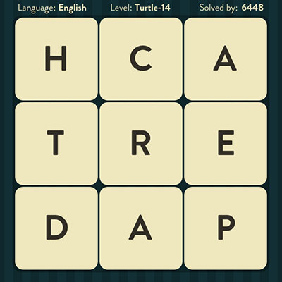  WordBrain Turtle 14 | WordBrain Cheats | Turtle Answers Level 14 
