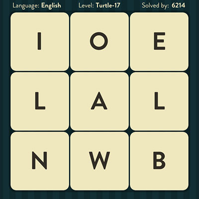  WordBrain Turtle 17 | WordBrain Cheats | Turtle Answers Level 17 