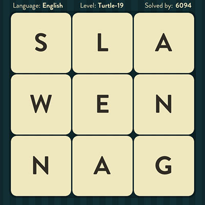  WordBrain Turtle 19 | WordBrain Cheats | Turtle Answers Level 19 