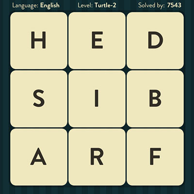  WordBrain Turtle 2 | WordBrain Cheats | Turtle Answers Level 2 