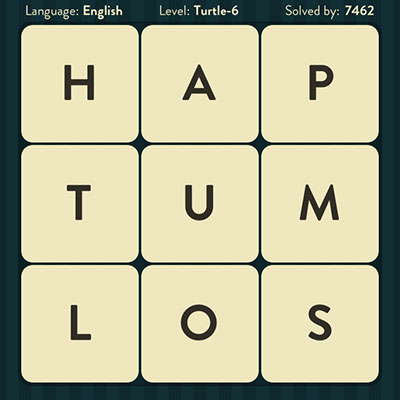  WordBrain Turtle 6 | WordBrain Cheats | Turtle Answers Level 6 
