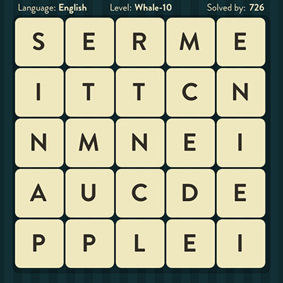  WordBrain Whale 10 | WordBrain Cheats | Whale Answers Level 10 