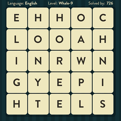  WordBrain Whale 9 | WordBrain Cheats | Whale Answers Level 9 